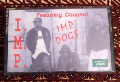 Bay Area Rap Tape - I.M.P. - IMP DOGS - N.J.B. MUSIC  SEALED Cassette COUGNUT SF - Image 1 of 2