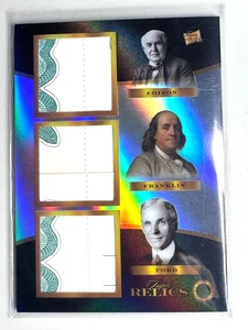 2025 Pieces of the Past Inventors Edition - Edison, Franklin, Ford, Relic #590 - Bild 1 von 8