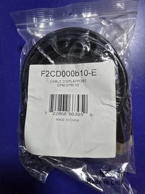 Cable DisplayPort Male to Male DPM 10 (10 ft, Black) F2CD000b10-E - Image 1 of 2