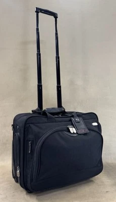 Preowned Dakota by Tumi Carry On 17” Expandable Briefcase Black Ballistic Nylon - Image 1 of 4