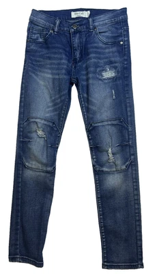 Blue Cult Women’s Jeans Sz 12 Vintage Y2K Straight Leg Faded Distressed Denim - Image 1 of 4