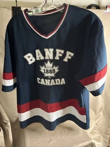 BANFF Canada Est. 1885 Embroidered Hockey Jersey Size S/P - Picture 1 of 6