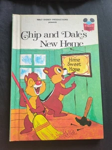 Chip and Dale’s New Home Book 1979 Disney Wonderful World of Reading Hardcover - Picture 1 of 4
