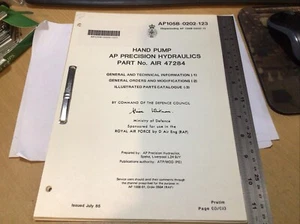 MoD Air Publication AP105B-0202-123 APPH (Lockheed) Handpumpe p/n AIR47284 - Bild 1 von 6