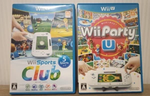 Wii Sports Club & Wii Party U set Nintendo Wii U Japanese ver Tested - Picture 1 of 4