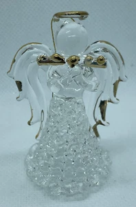 Christmas Angel Tree Ornament Glass Or Crystal 1B - Picture 1 of 11