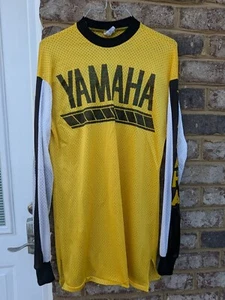 Vintage VERY RARE 70s Yamaha Racing Jersey  Large*Evansville IN * Motorcycle - Picture 1 of 8