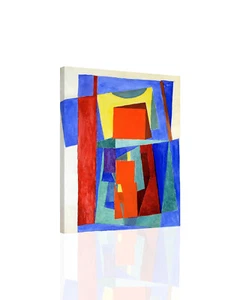 Mirror Above A Fireplace- Picasso - CANVAS OR PRINT WALL ART - Picture 1 of 2