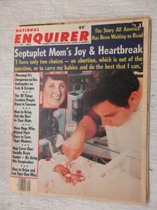 NATIONAL ENQUIRER MAGAZINE JUNE 11, 1985 FRUSTACI SEPTUPLETS JOY GARY COLEMAN - Picture 1 of 2