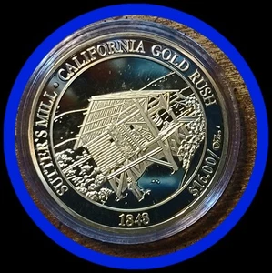 History of Gold, Fort Knox Gold Vault 1848, Proof Gold Coin Clad Commemorative - Picture 1 of 5