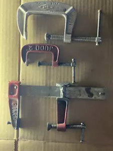 Brink & Cotton 3” C Clamp 143 & Judd 2” 6” Clamps - Picture 1 of 7
