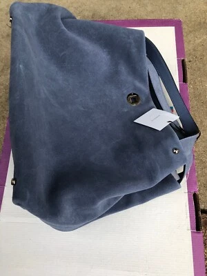 KATE SPADE STARDUST GAMUZA WILLA BOLSO/BOLSO HOLGADO CONSELL AZUL NUEVO CON ETIQUETAS Wkru4040 Foto 1 de 4