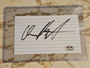 David Rubenstein American Billionaire Signed Index Card PSA / DNA Authenticated - Picture 1 of 2