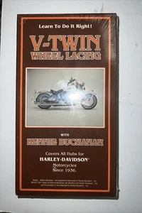 Rare 1989 V-Twin Wheel Lacing W/ Kennie Buchanan Sealed All Harley Hubs VHS Tape - Picture 1 of 2