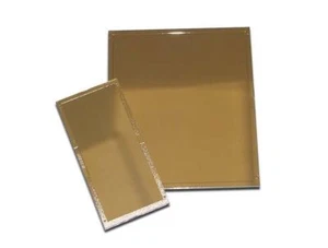 Lente de vidrio con filtro dorado para casco de soldadura Shade 12 4,5 x 5,25 - Imagen 1 de 1
