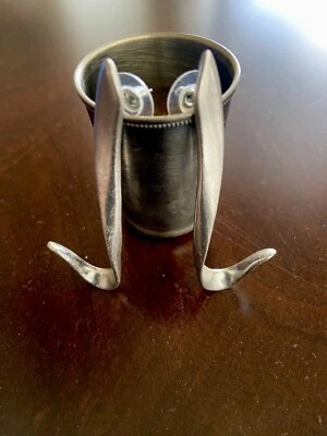 "Pendientes perforados Robert Lee Morris SoHo de 2,5"" de largo tono plata"  Foto 1 de 4