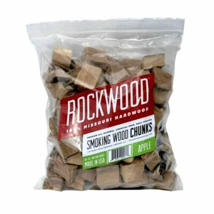 Rockwood Missouri 3-5 Lb Hardwood Apple Flavored Smoker Smoking Wood Chunks - Picture 1 of 1