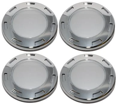 NEW 2007-2014 Cadillac ESCALADE ESV EXT 22" Chrome Wheel Hub Center Cap SET - Image 1 of 2