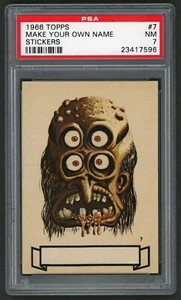 1966 Topps Make Your Own Name Sticker #07 PSA 7 - Bild 1 von 2