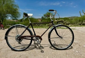 1969 Schwinn Collegiate Sierra Brown 5 Speed Bicycle Rebuilt Vintage - Picture 1 of 15