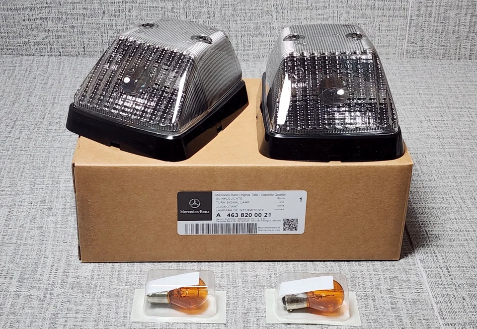 Indicators white original Mercedes G class W 460 461 463 set - Image 1 of 4