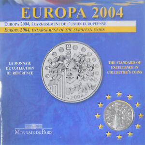 [#347362] Frankreich, 1/4 Euro, Europa, 2004, Monnaie de Paris, BU, STGL, Silber