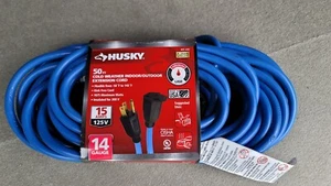Husky cold weather extension cord 50ft, 14/3. New - Picture 1 of 1