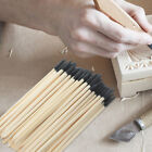  100 Pcs Wood Working Tools Sanding Sticks for Wooden Models Woodworking Black
