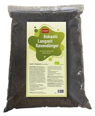 Kopp Bokashi Langzeit-Rasendünger 5 kg Bio Effektiven Mikroorganismen Garten - Bild 1 von 3