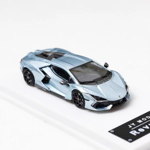 JY Model 1/64 Scale Lamborghini Revuelto Blue Diecast Car Model Toy Gift - Picture 1 of 6