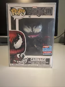 Funko POP! Marvel Venom #371 Carnage 2018 exclusivo de la Convención de Otoño con protector - Imagen 1 de 6