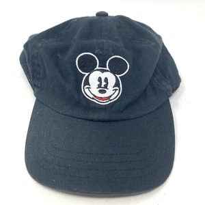 Mickey Mouse Hat Cap Black Casual Cotton Mickey Friends Elastic Back SZ Y-Medium - Picture 1 of 7