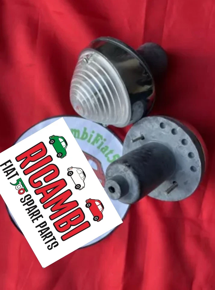 Lámpara Indicadora Delantera Aluminio Clásica Fiat 500 N D Nueva Foto 1 de 1