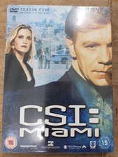 CSI Miami Season 5 - Part 2 DVD (2008) Episodes 13-24 New & Sealed Boxed Set DVD