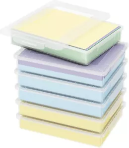 6 Pack Plastic Multi-Purpose Storage Box with Latching Lids - Picture 1 of 6