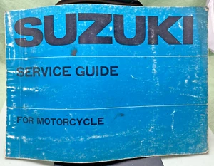 GENUINE SUZUKI SERVICE GUIDE FOR MOTORCYCLES 1970 - Picture 1 of 5