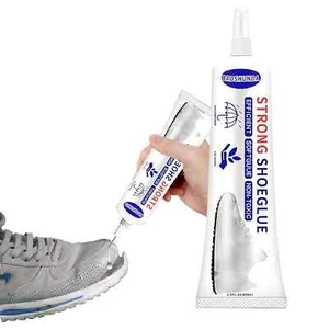 Shoe Glue Super Adhesive Clear with Precision Tip for Footwear Transparent - Picture 1 of 9