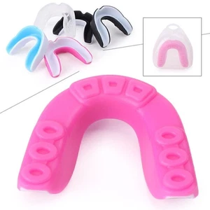 Caja protectora de dientes boquilla niños adultos boxeo protector bucal taekwondo MMA - Imagen 1 de 11