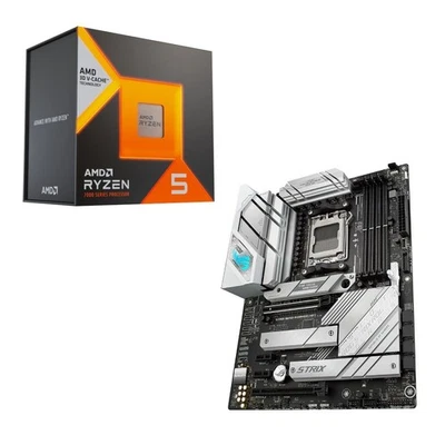 🔥 NEW AMD Ryzen 5 7600X3D + ASUS B650-A ROG Strix WiFi ATX Motherboard Combo 🔥 - Image 1 of 4