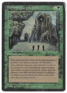 ►Magic-Style◄ MTG - Sylvan Library - French Renaissance FBB - Played/Poor - Picture 1 of 2