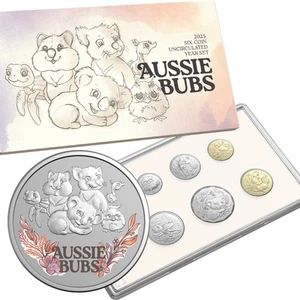 2025 Australia RAM Six Coin Uncirculated Baby Year Set - Aussie Bubs - Bild 1 von 1