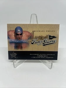 2004 Leaf Rookies & Stars Michael Phelps #301 Fans of the Game FG-2 Ravens - Picture 1 of 5
