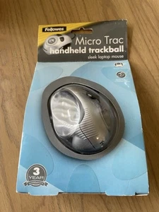 Fellowes 99928 FDM-G60 Micro Trac Handheld Trackball Mouse - New Sealed in Box - Picture 1 of 3