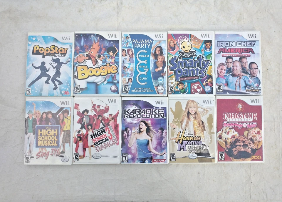 Nintendo Wii Video Game Bundle of 10 Tested w/Manuals - Image 1 of 3