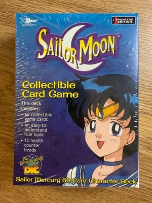 Sailor Moon - Premiere Edition "Sailor Mercury" Deck Inicial Selado X1 - Imagem 1 de 4