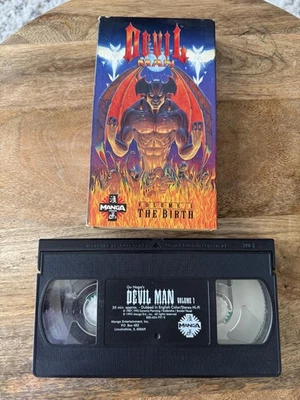 Vintage Devilman The Birth VHS 1995 Manga Video Horror Anime English Dub Volume - Image 1 of 3