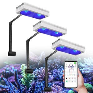 PopBloom 3X RL180 Full Spectrum LED Aquarium Reef Light 72" Marine Coral SPS LPS - Picture 1 of 12