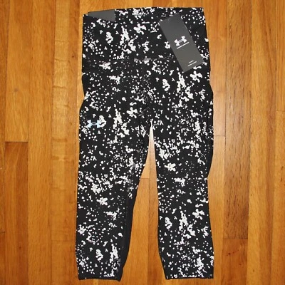 Leggings capri Under Armour Fly estampados rápidos para mujer XS 1350983-005 compresión Foto 1 de 4