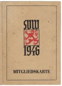 Urkunde - Mitgliedskarte - SVW 1946 - Sportverein Wasserburg 1946 - 1947 - Bild 1 von 4