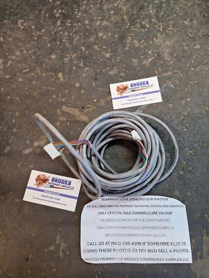 Whelen Cencom Gold Red Control Head extension cable USED - Image 1 of 3